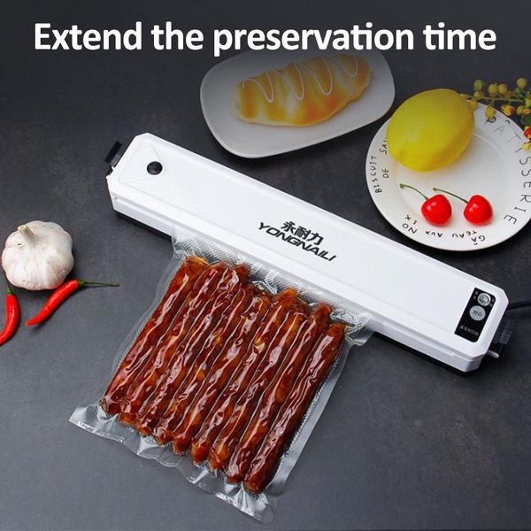 Kitchen Gadgets 220V Electric Vacuum Packaging Machine Heat Film Packer Including 10Pcs Bags Bag Clips
Kitchen Gadgets 220V Electric Vacuum Packaging Machine Heat Film Packer Including 10Pcs Bags Bag Clips