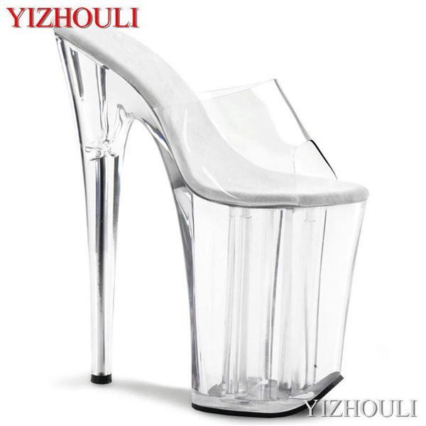 slippers 20cm high peep-toe heels, transparent 8 inch pole dancing, model catwalk party, Black
slippers 20cm high peep-toe heels, transparent 8 inch pole dancing, model catwalk party, Black