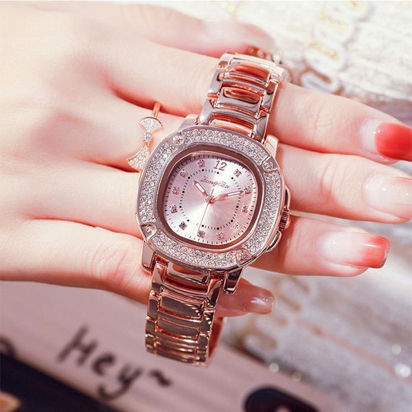 woman watches 2021 women's quartz watch waterproof rose gold rhinestone stainless steel lady bracelet gift wristwatches, Slivery;brown
woman watches 2021 women's quartz watch waterproof rose gold rhinestone stainless steel lady bracelet gift wristwatches, Slivery;brown