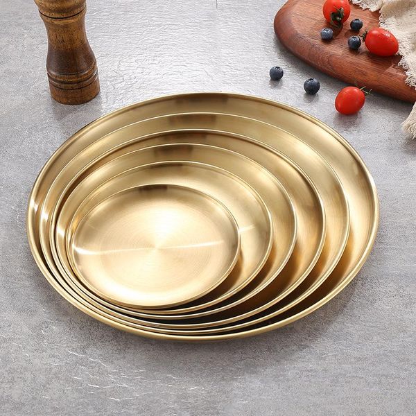 kitchen storage & organization european-style dinner plate stainless steel golden disc tray cake western steak barbecue
kitchen storage & organization european-style dinner plate stainless steel golden disc tray cake western steak barbecue