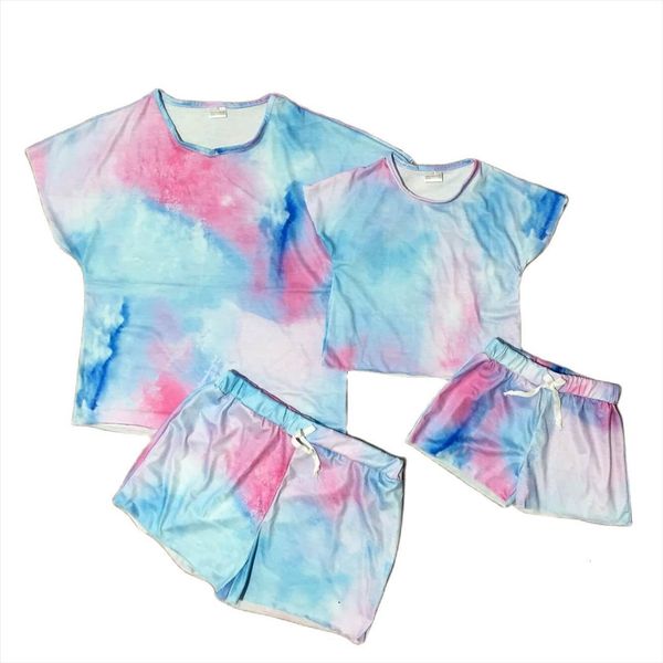 summer baby girls cotton tie dye homewear mommy amp me o neck children clothes loungewear outfits boutique set, White
summer baby girls cotton tie dye homewear mommy amp me o neck children clothes loungewear outfits boutique set, White