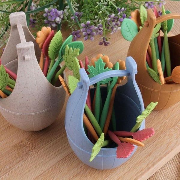 forks 16 pcs/set fruit fork eco-friendly unique shape wheat straw natural vegetable set for home kitchen party supplies
forks 16 pcs/set fruit fork eco-friendly unique shape wheat straw natural vegetable set for home kitchen party supplies