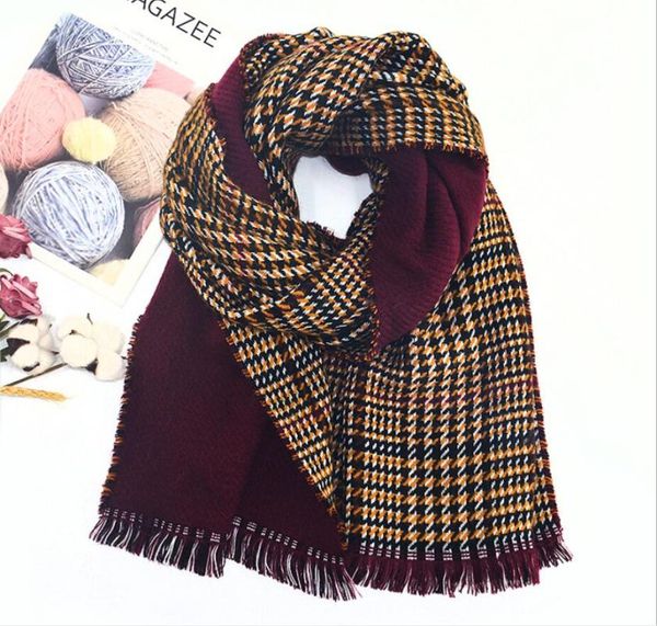 scarves winter scarf women cashmere warm pashmina double side plaid foulard female wraps thick soft bufanda shawl long stole, Blue;gray
scarves winter scarf women cashmere warm pashmina double side plaid foulard female wraps thick soft bufanda shawl long stole, Blue;gray