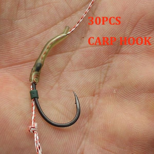 fishing hooks 30pcs hook carp coating high carbon steel matte black with micro barb 2 4 6 8 accessories for rig
fishing hooks 30pcs hook carp coating high carbon steel matte black with micro barb 2 4 6 8 accessories for rig