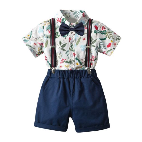 clothing sets kids baby boys bow tie floral summer t-shirt suspenders shorts gentleman outfits cotton blend infant clothes fashionable mar 3, White
clothing sets kids baby boys bow tie floral summer t-shirt suspenders shorts gentleman outfits cotton blend infant clothes fashionable mar 3, White