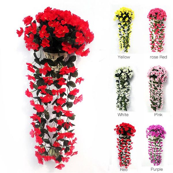 decorative flowers & wreaths violet artificial flower simulation wall hanging basket orchid fake silk vine
decorative flowers & wreaths violet artificial flower simulation wall hanging basket orchid fake silk vine