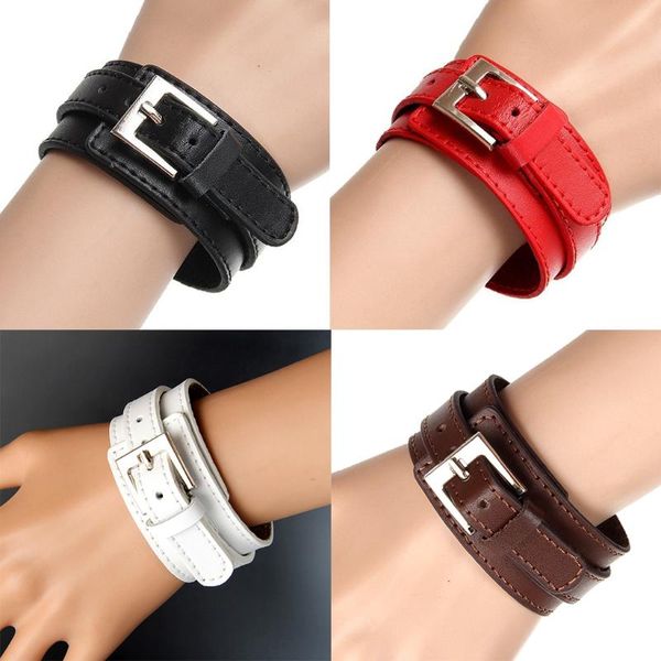 cuff fashion 3cm wide cow leather wristband bracelet bangle women men jewelry, White
cuff fashion 3cm wide cow leather wristband bracelet bangle women men jewelry, White
