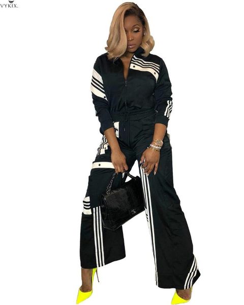 two piece dress womens tracksuit set sports white vertical strip printing zipper cardigan long-sleeved wide-leg pant and pants
two piece dress womens tracksuit set sports white vertical strip printing zipper cardigan long-sleeved wide-leg pant and pants