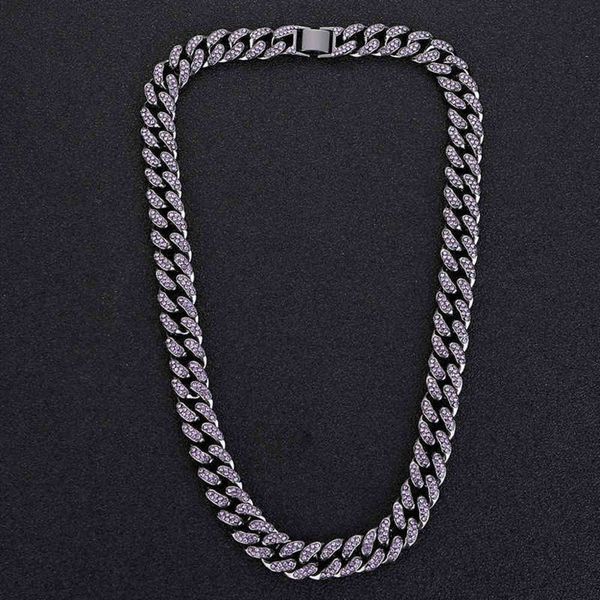 cuban miami ice necklace 12mm purple, sparkling crystal inlaid diamond, hip-hop chain, fashion jewelry, gifts q0809, Silver
cuban miami ice necklace 12mm purple, sparkling crystal inlaid diamond, hip-hop chain, fashion jewelry, gifts q0809, Silver