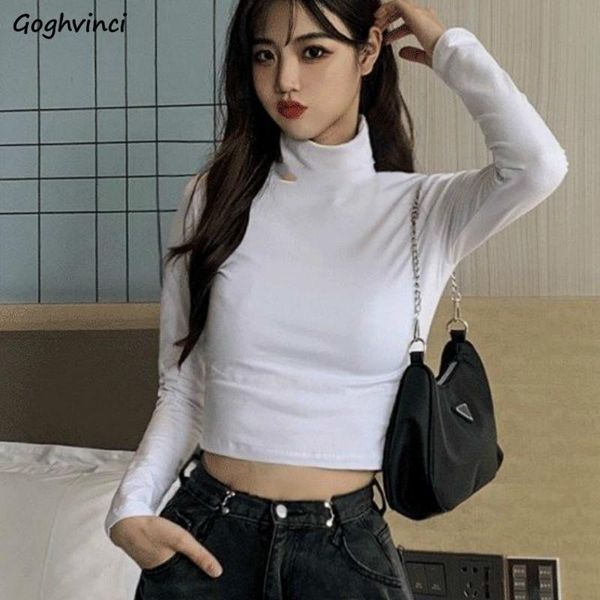 long sleeve t-shirts women plus velvet thicker turtleneck korean style all-match basic casual simple warm chic slim elastic women's t-, White
long sleeve t-shirts women plus velvet thicker turtleneck korean style all-match basic casual simple warm chic slim elastic women's t-, White
