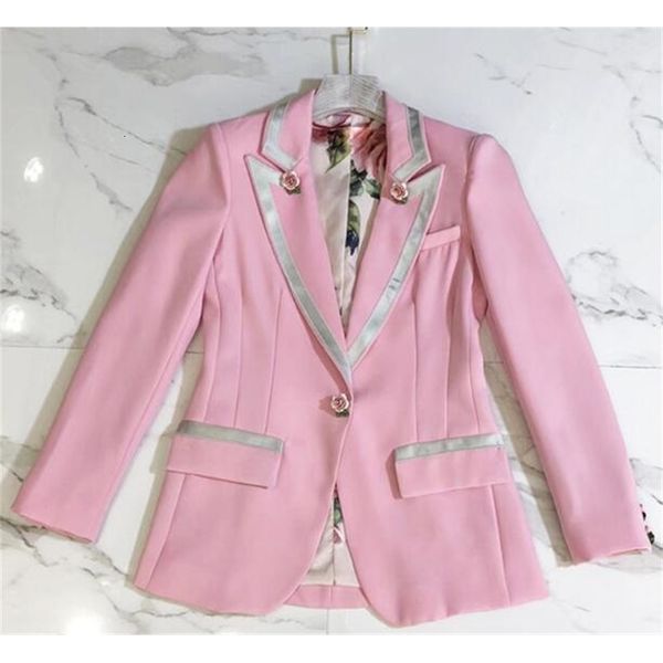 women's suits & blazers european and american ladies star with the latest models of high-end three-dimensional rose button print lined, White;black
women's suits & blazers european and american ladies star with the latest models of high-end three-dimensional rose button print lined, White;black