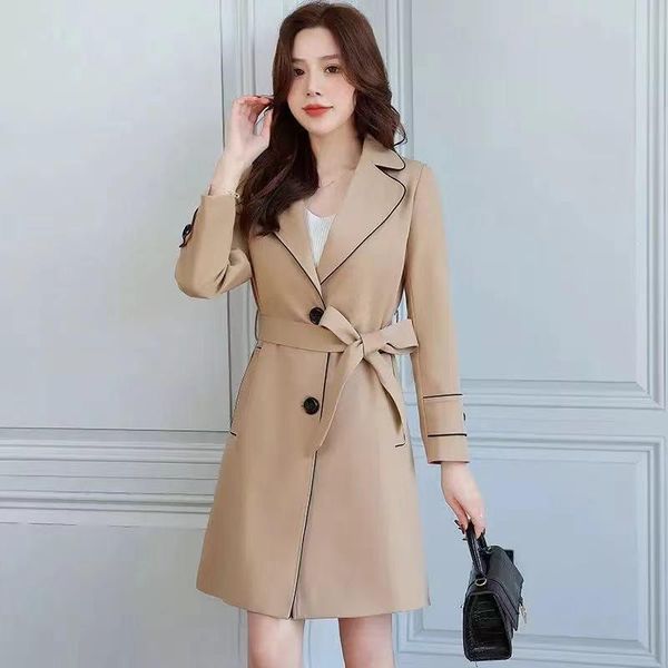 women's trench coats womens long fashion 2021 autumn winter pocket double breasted ladies lapel collar overcoats belt female windbreake, Tan;black
women's trench coats womens long fashion 2021 autumn winter pocket double breasted ladies lapel collar overcoats belt female windbreake, Tan;black