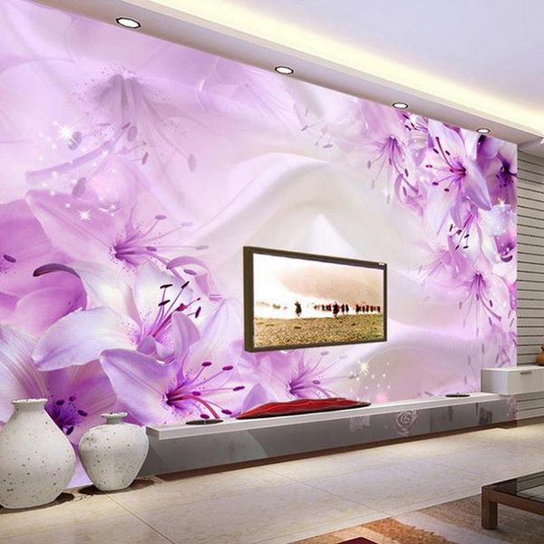 wallpapers custom wall cloth 3d stereo purple flower silk wallpaper living room wedding house romantic backdrop mural home decor rolls
wallpapers custom wall cloth 3d stereo purple flower silk wallpaper living room wedding house romantic backdrop mural home decor rolls