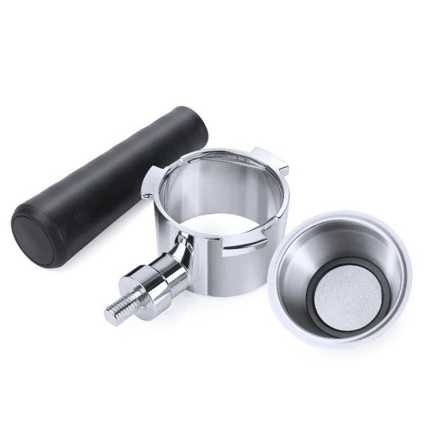 coffee filters machine modified bottomless handle 51mm stainless steel three-ear hardware filter accessories coffeeware
coffee filters machine modified bottomless handle 51mm stainless steel three-ear hardware filter accessories coffeeware