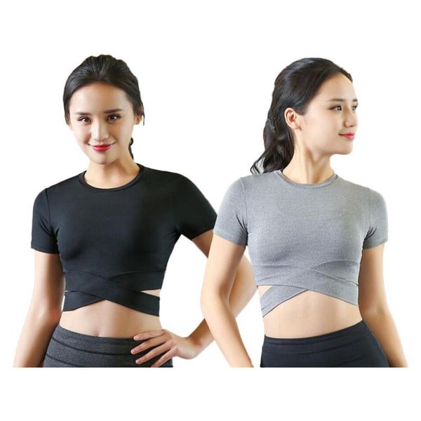 yoga outfits women's elastic midriff shirts sports style fitness crop solid running shirt sport gym clothes tank, White;red
yoga outfits women's elastic midriff shirts sports style fitness crop solid running shirt sport gym clothes tank, White;red