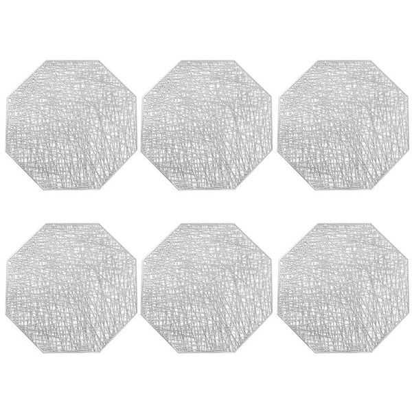 mats & pads 6pcs placemats hangable octagonal hollow pvc non slip dining table home decoration
mats & pads 6pcs placemats hangable octagonal hollow pvc non slip dining table home decoration