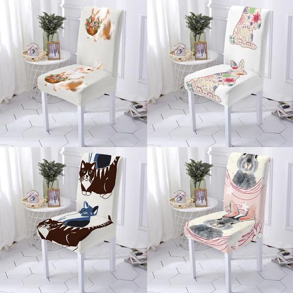 chair covers animal p printing seat case squirrel cat fabric elastic material chaise removable 1/2/4/6pcs stretch dinner room 
chair covers animal p printing seat case squirrel cat fabric elastic material chaise removable 1/2/4/6pcs stretch dinner room