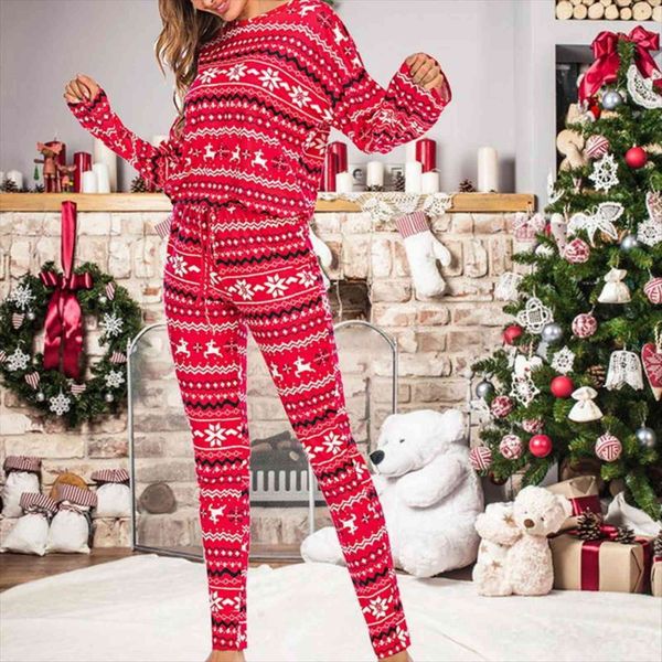 christmas pajamas two pieces sets womens pants winter cute long sleeve home suits fashion sleepwear loose elastic, White
christmas pajamas two pieces sets womens pants winter cute long sleeve home suits fashion sleepwear loose elastic, White