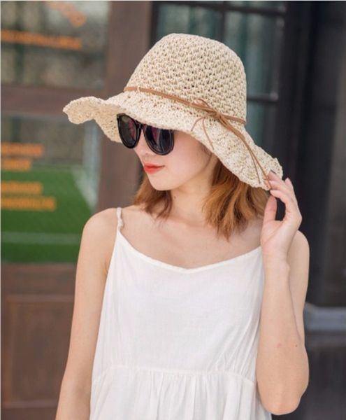 fashion hats women summer small fresh straw hat wholesale womens foldable all match big edge beach cap designers caps hand woven multi color, Blue;gray
fashion hats women summer small fresh straw hat wholesale womens foldable all match big edge beach cap designers caps hand woven multi color, Blue;gray