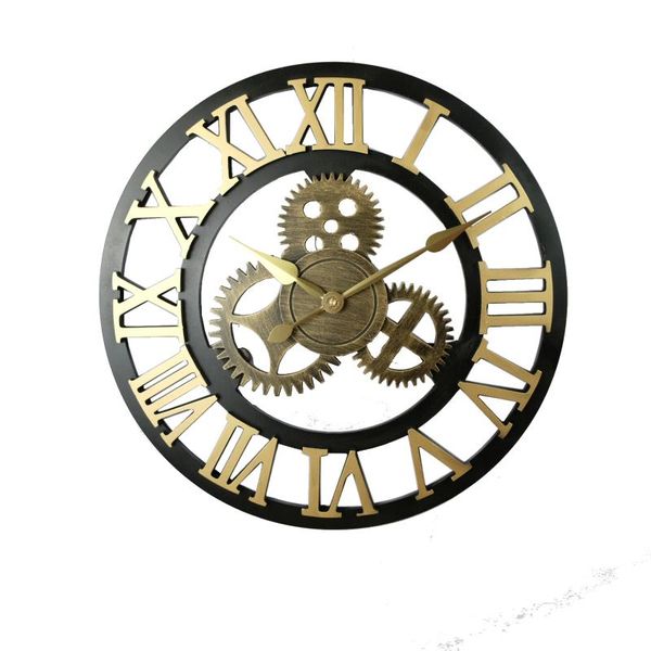 wall clocks round gear clock american retro roman living room creative reloj de pared
wall clocks round gear clock american retro roman living room creative reloj de pared
