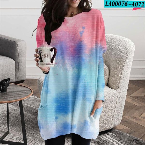 casual dresses autumn streetwear loose ladies long sleeve womens tie dye print midi dress o neck gradient pockets vestido, Black;gray
casual dresses autumn streetwear loose ladies long sleeve womens tie dye print midi dress o neck gradient pockets vestido, Black;gray