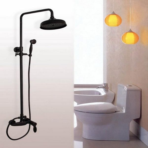 luxury oil rubbed bronze wall mounted single handle bathroom rain shower faucet set + handheld ahg049 sets
luxury oil rubbed bronze wall mounted single handle bathroom rain shower faucet set + handheld ahg049 sets