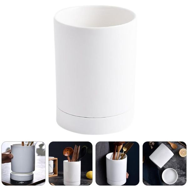 chopsticks 1 pc ceramic utensil caddy multipurpose chopstick holder organizer (white)
chopsticks 1 pc ceramic utensil caddy multipurpose chopstick holder organizer (white)