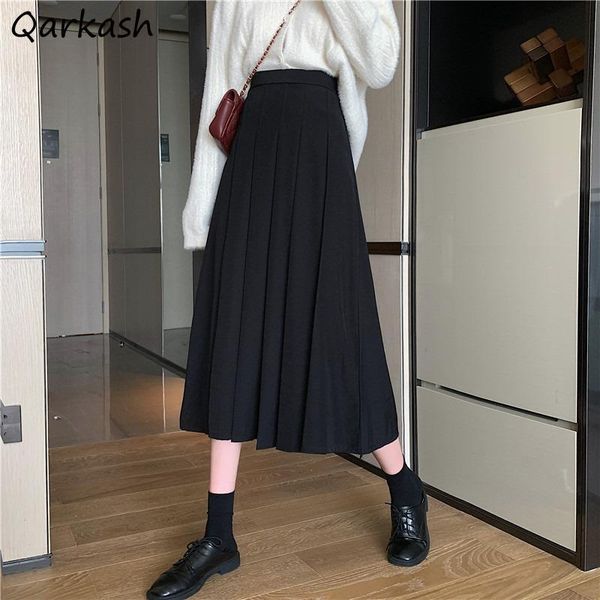 skirts women chic pleated daily solid fashion casual high waist streetstyle simple bf minimalist office ladies jupe mujer faldas, Black
skirts women chic pleated daily solid fashion casual high waist streetstyle simple bf minimalist office ladies jupe mujer faldas, Black