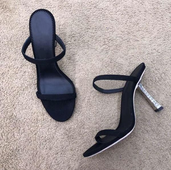 carpaton high heel sandals for woman summer crystal embellished thin heels shoes ladies cutouts party dress slides, Black
carpaton high heel sandals for woman summer crystal embellished thin heels shoes ladies cutouts party dress slides, Black