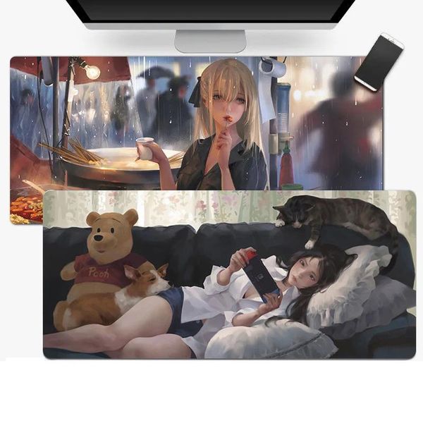mouse pads & wrist rests large gaming pad anime girl notbook computer mousepad lapoffice keyboard rubber
mouse pads & wrist rests large gaming pad anime girl notbook computer mousepad lapoffice keyboard rubber