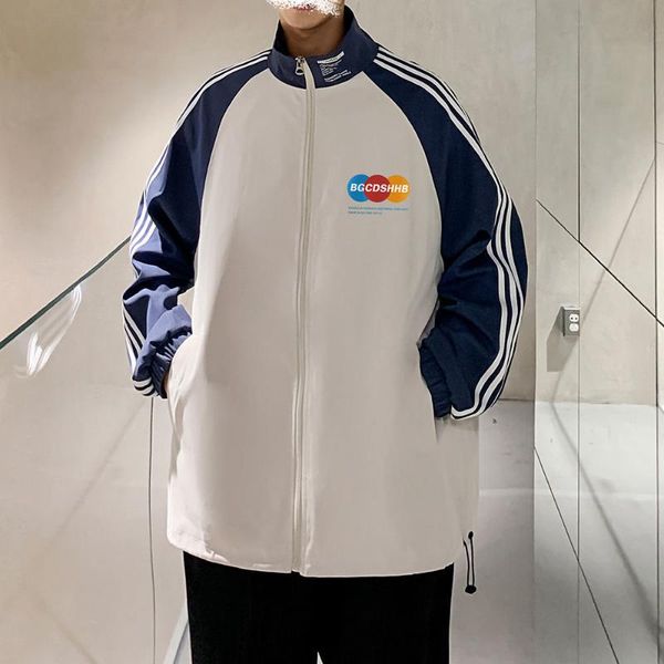 men's jackets japanese contrast jacket male large size tide brand baseball uniform elastic cuffs 2021 autumn high street couple, Black;brown
men's jackets japanese contrast jacket male large size tide brand baseball uniform elastic cuffs 2021 autumn high street couple, Black;brown