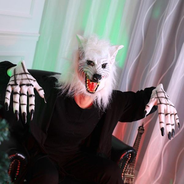 party favor holloween horror mask cosplay costume werewolf dress up - wolf head and props 2021
party favor holloween horror mask cosplay costume werewolf dress up - wolf head and props 2021