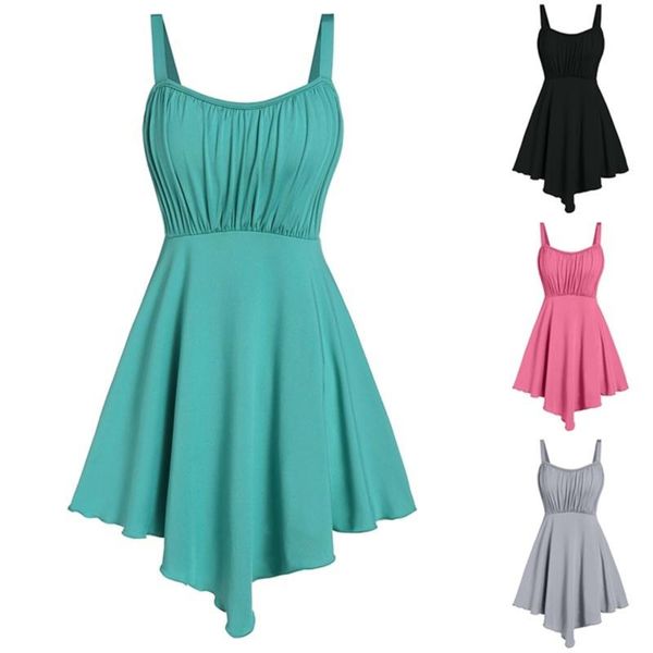 casual dresses fashion female summer dress 2021 irrgular sleeveless spaghetti strap women pleated bodycon mini, Black;gray
casual dresses fashion female summer dress 2021 irrgular sleeveless spaghetti strap women pleated bodycon mini, Black;gray