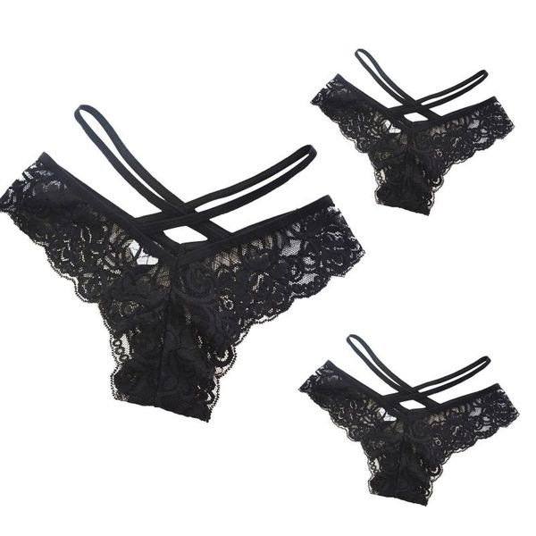 women's panties 3pc g-strings thongs briefs solid color lace women's underpants seamless transparent culotte menstruelle, Black;pink
women's panties 3pc g-strings thongs briefs solid color lace women's underpants seamless transparent culotte menstruelle, Black;pink