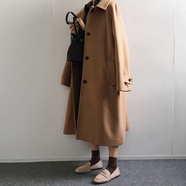 genayooa loose female long warm winter wool korean fashion elegant outerwaer women coat plus size 210417, Black
genayooa loose female long warm winter wool korean fashion elegant outerwaer women coat plus size 210417, Black
