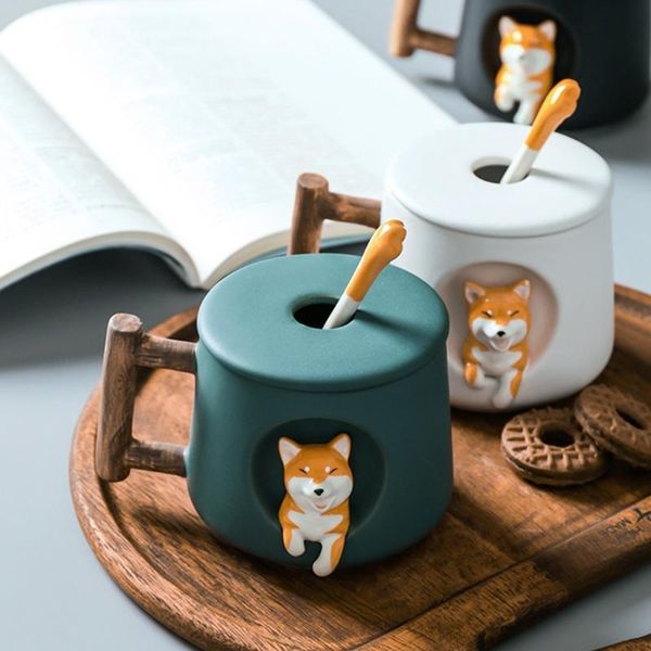 mugs 1pcs personality creative ceramic mugcute cartoon animal shiba inu with lid spoon drinking water milk tea coffee cup 85la
mugs 1pcs personality creative ceramic mugcute cartoon animal shiba inu with lid spoon drinking water milk tea coffee cup 85la
