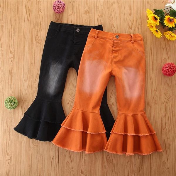 girls bell-bottomed pants elastic waist spring autumn children trousers outfits baby costume fashion kids vintage jeans, Blue
girls bell-bottomed pants elastic waist spring autumn children trousers outfits baby costume fashion kids vintage jeans, Blue