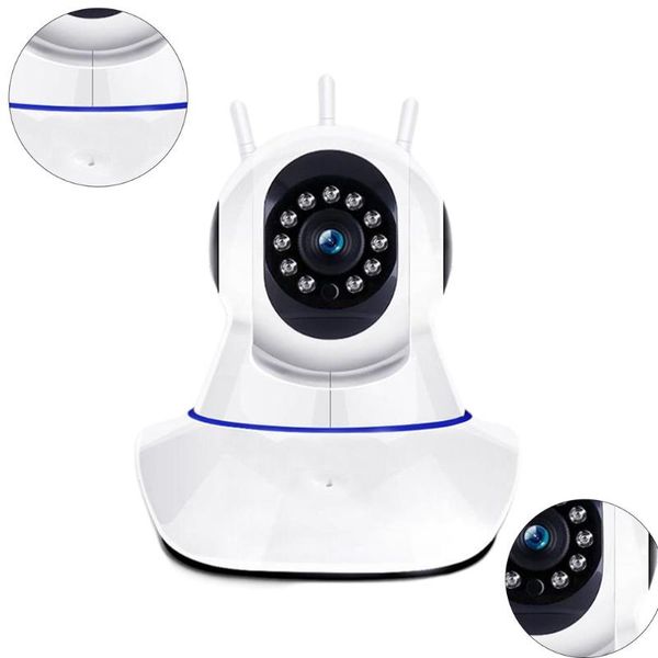 wireless wifi camera 360 degree rotation 720p hd night vision voice chat mobile phone remote monitor outdoor indoor home ip cameras 
wireless wifi camera 360 degree rotation 720p hd night vision voice chat mobile phone remote monitor outdoor indoor home ip cameras