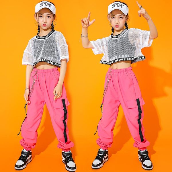 stage wear kids street dance hip hop outfits for girls jazz performance suit short sleeve net casual pink pants rave bl6280, Black;red
stage wear kids street dance hip hop outfits for girls jazz performance suit short sleeve net casual pink pants rave bl6280, Black;red