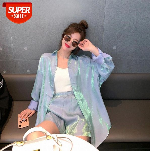 net celebrity fried street set female korean loose sunscreen shirt wide leg shorts can be salt and sweet two-piece suit #x50u, Black
net celebrity fried street set female korean loose sunscreen shirt wide leg shorts can be salt and sweet two-piece suit #x50u, Black
