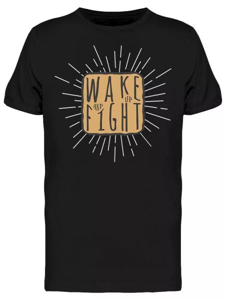 wake up and fight graphic tee men's -image by shutterstock, White;black
wake up and fight graphic tee men's -image by shutterstock, White;black