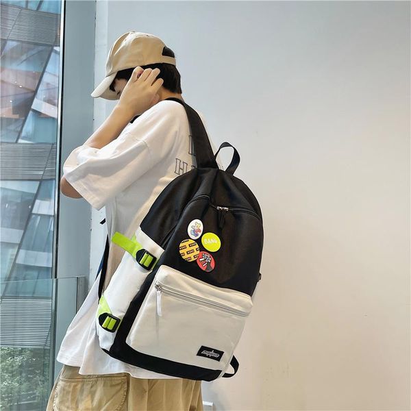 backpack girls and boys nylon patchwork travel bag schoolgirl schoolbag cool lapfor fashion lady
backpack girls and boys nylon patchwork travel bag schoolgirl schoolbag cool lapfor fashion lady