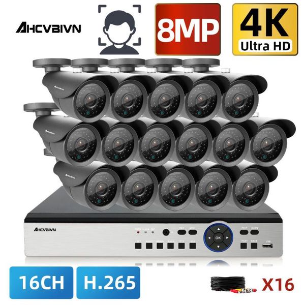 h.265+ 16ch 8.0mp cctv system 4k ahd dvr kit hd 8mp sony sensor outdoor ip66 security camera ir 1/2/3/4tb onvif wireless kits
h.265+ 16ch 8.0mp cctv system 4k ahd dvr kit hd 8mp sony sensor outdoor ip66 security camera ir 1/2/3/4tb onvif wireless kits