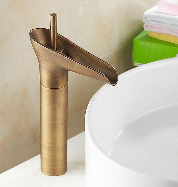 bathroom sink faucets vintage retro antique brass waterfall style basin faucet mixer tap single hole one handle mnf001
bathroom sink faucets vintage retro antique brass waterfall style basin faucet mixer tap single hole one handle mnf001