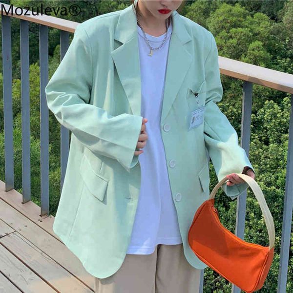 autumn winter women green blazers oversize buttons pockets jackets striped vintage office lady wild 210427, White;black
autumn winter women green blazers oversize buttons pockets jackets striped vintage office lady wild 210427, White;black