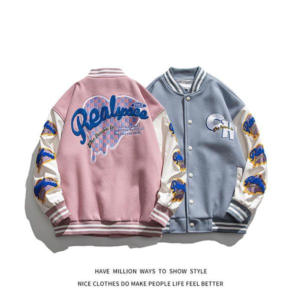 women's jackets arrival autumn and spring stadium award letterman embroid oversize women's baseball bomber jacket men's varst, Black;brown
women's jackets arrival autumn and spring stadium award letterman embroid oversize women's baseball bomber jacket men's varst, Black;brown