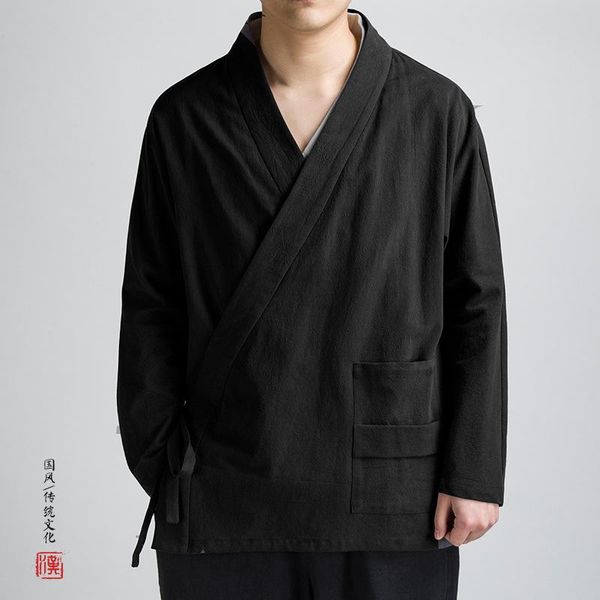 ethnic clothing chinese style loosekimono cardigan hanfu retro linen male yukata kimono japanese samurai plus size solid haori robe 4xl, Red
ethnic clothing chinese style loosekimono cardigan hanfu retro linen male yukata kimono japanese samurai plus size solid haori robe 4xl, Red