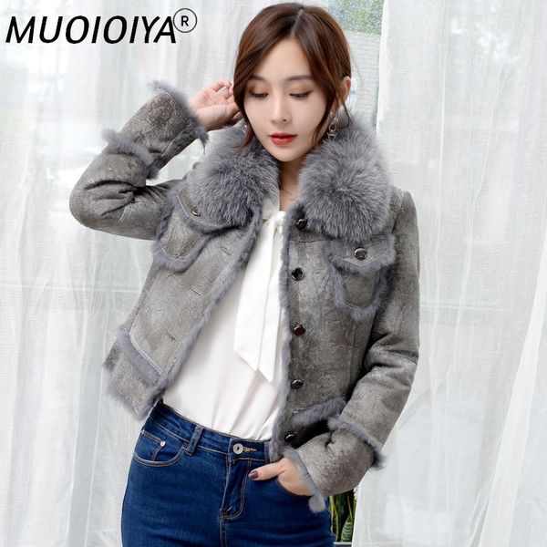women's fur & faux double faced coat female collar natural coats 2021 winter jacket women genuine leather my, Black
women's fur & faux double faced coat female collar natural coats 2021 winter jacket women genuine leather my, Black