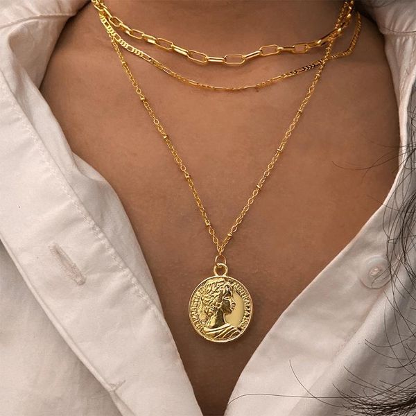 pendant necklaces 2021 thin link chain necklace for women fashion collar gold choker party accessories minimalist jewelry, Silver
pendant necklaces 2021 thin link chain necklace for women fashion collar gold choker party accessories minimalist jewelry, Silver