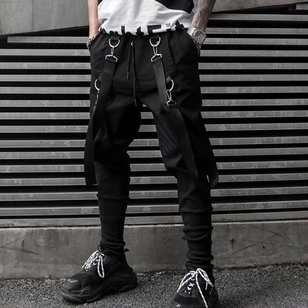 punk harem streetwear ribbons casual women pants joggers multi pockets hip hop cargo trousers elastic waist hh178, Black
punk harem streetwear ribbons casual women pants joggers multi pockets hip hop cargo trousers elastic waist hh178, Black